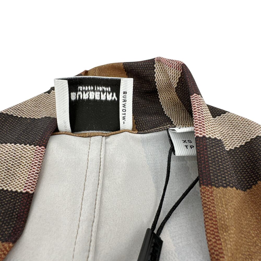 BURBERRY Andrea Check Biker Short XS - Picture 11 of 13
